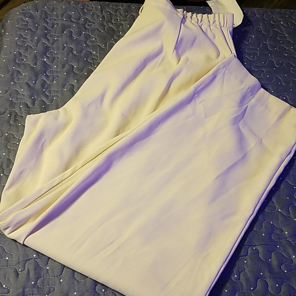 Coldwater Creek cream pants size Large NWT